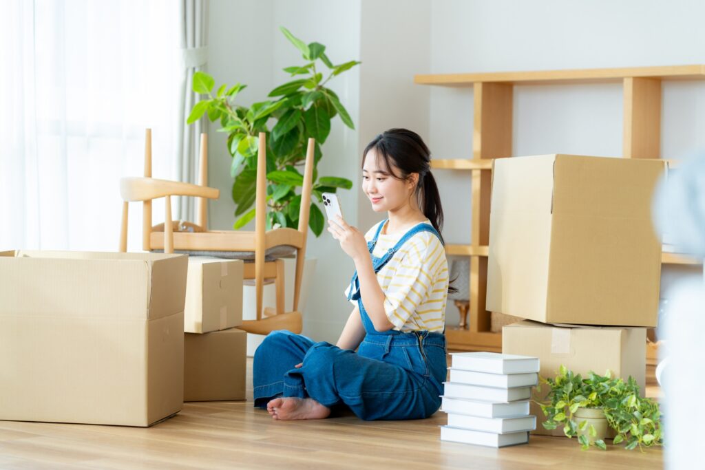 観葉植物インテリア準備