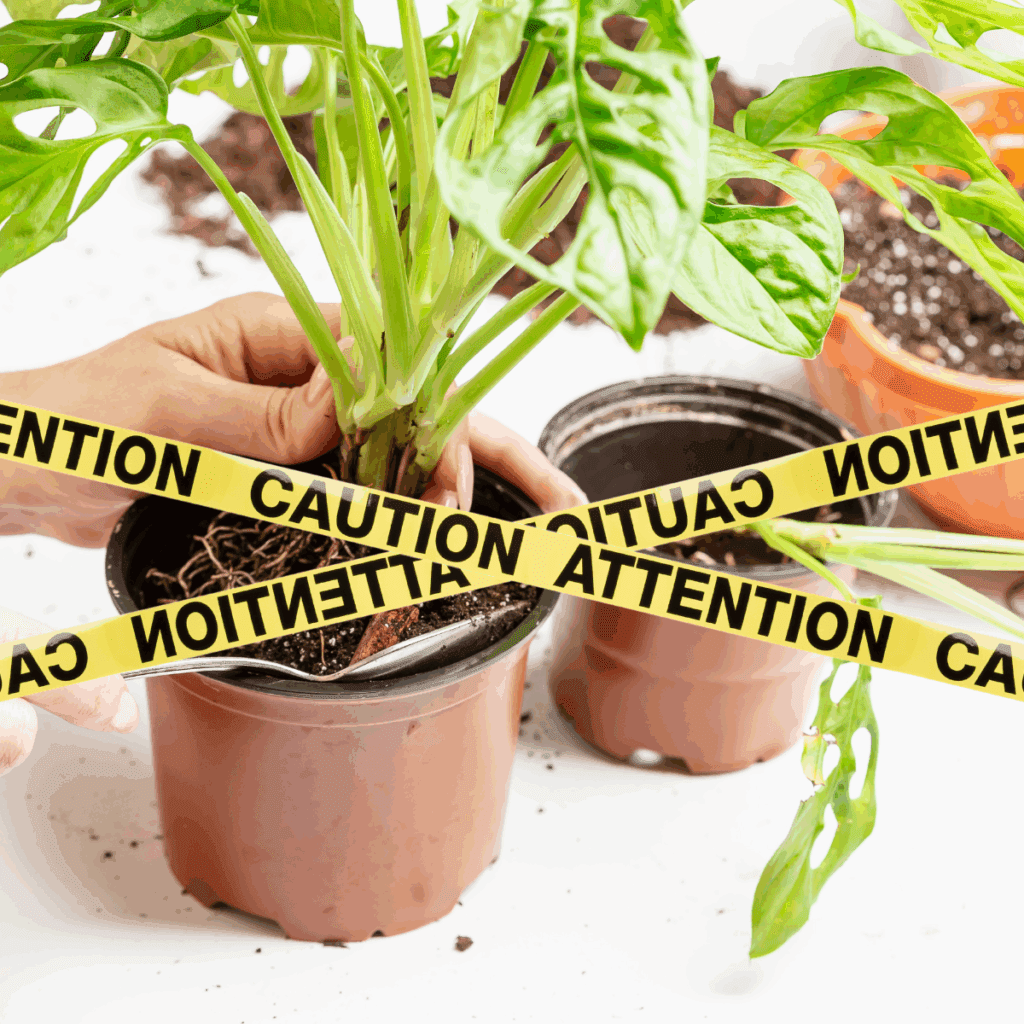まず、モンステラが「そろそろ植え替えて～」とサインを出してくれるタイミングがあります。